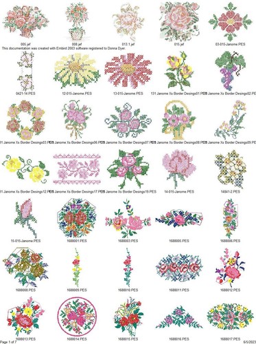 230 cross stitch flowers - stitch,